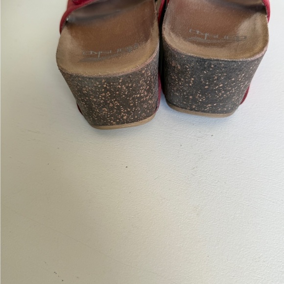 Dansko Elegant Red adjustable Buckle Sandals size 9-9.5 - Picture 6 of 12